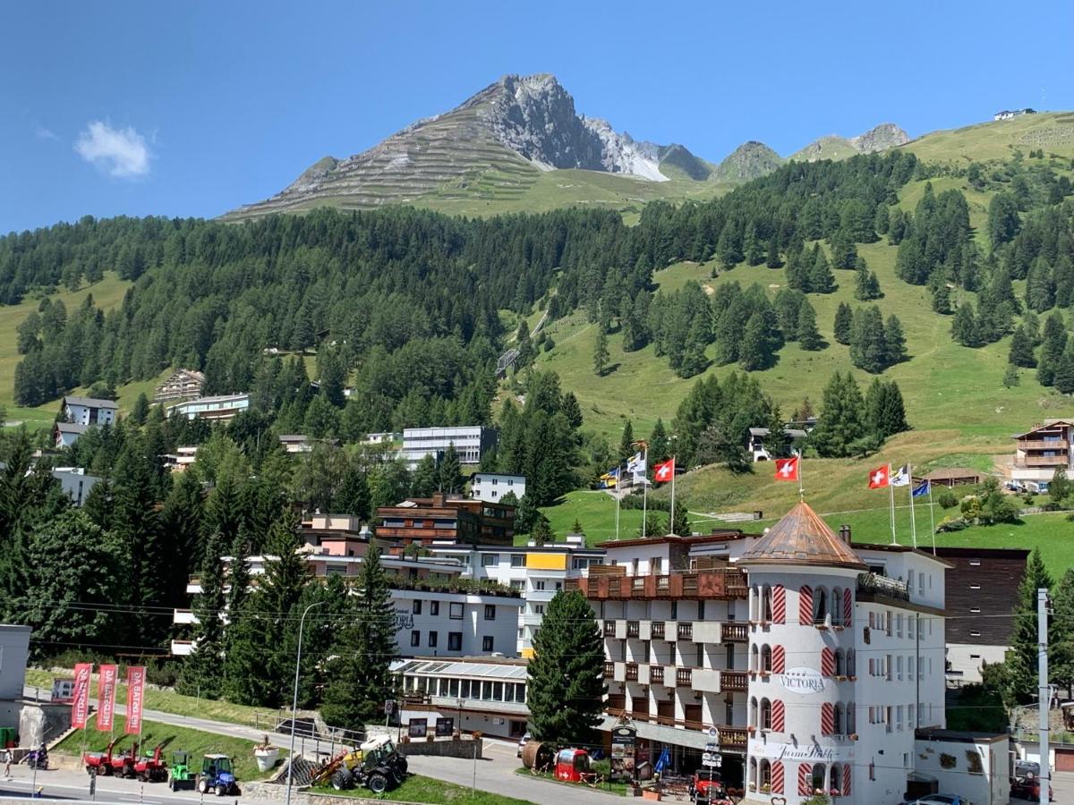 Ferienwohnung Parsennblick Mit Dachterrasse Davos Exterior photo