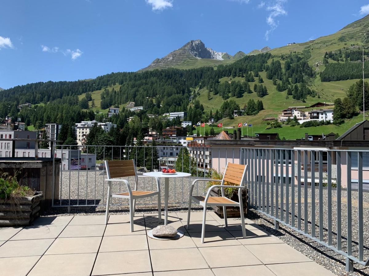 Ferienwohnung Parsennblick Mit Dachterrasse Davos Exterior photo